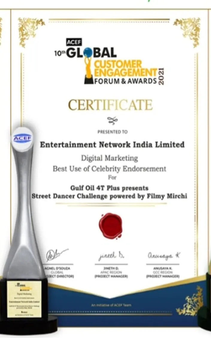 Entertainment Network India Limited